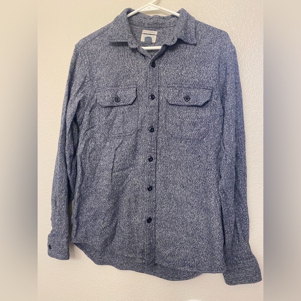 Old Navy Flannel Utility Pocket Shirt button down long sleeve cotton mens M